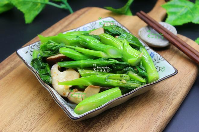 香菇炒芥兰