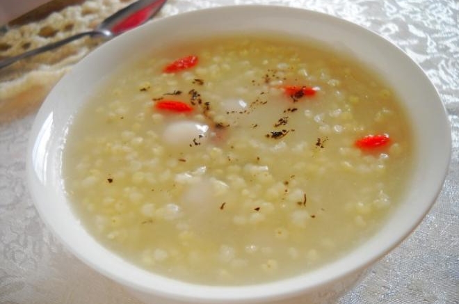 汤圆小米粥