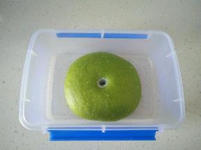 5面团发酵两倍大，检查面团发酵状态，手指粘面粉，在面团上戳​洞，轻微回弹即可。