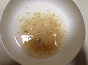 
虾皮用清水投洗干净捞出控水