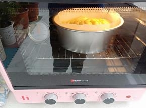 放入预热好的烤箱，上下火170度烤20分钟，上色满意后及时加盖锡纸