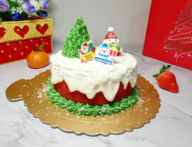 圣诞奶油蛋糕