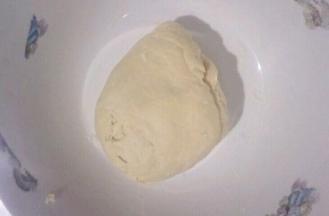 揉成面团，盖保鲜膜松弛20分钟