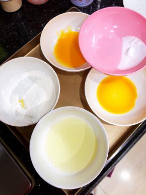 按配方准备材料