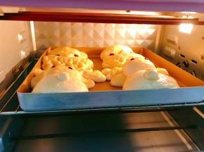 放入预热好的烤箱中层170度烤15分钟