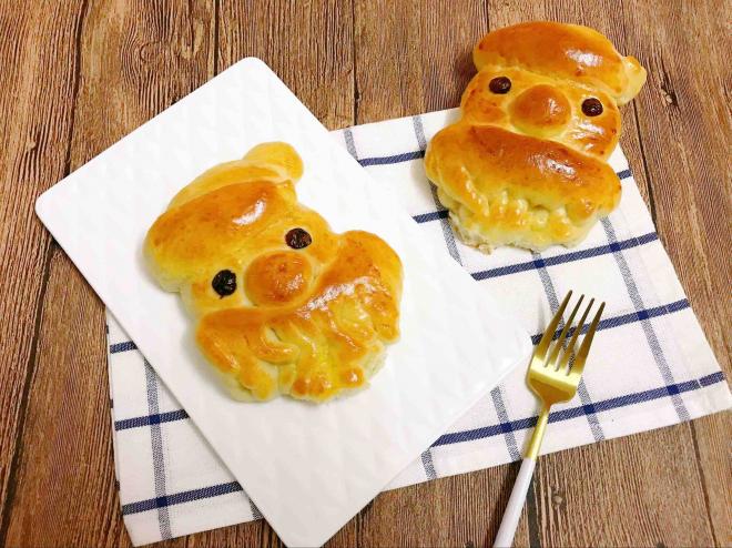 圣诞系列之圣诞老人面包