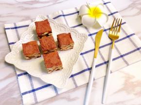 巧克力雪花酥完成了