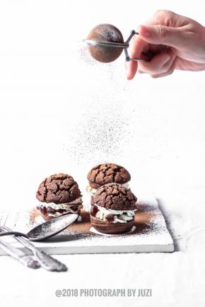 撒上可可粉即可