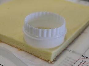 准备一个圆形切模。