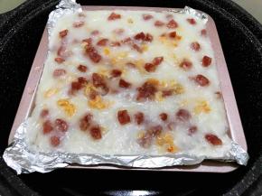 蒸熟后取出晾凉