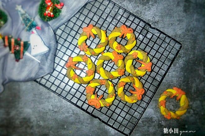 圣诞花环饼干