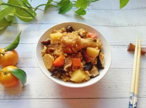 超级好吃的焖饭。