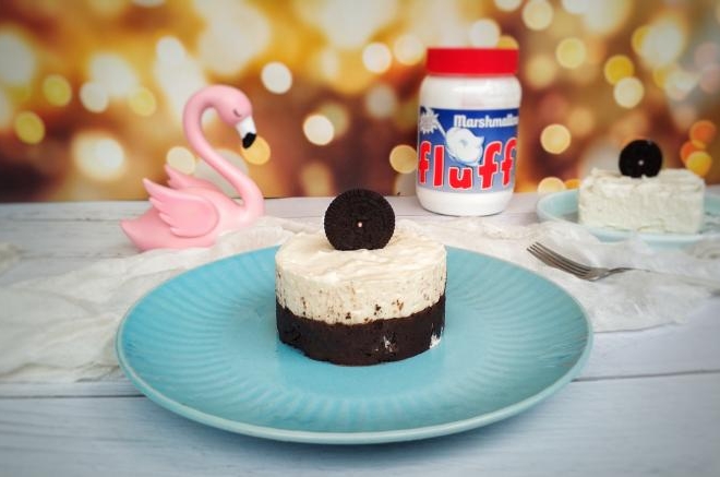 棉花糖版冻芝士蛋糕