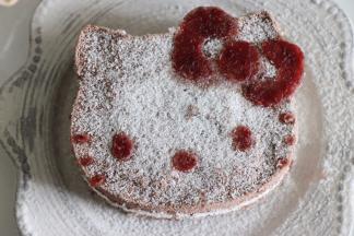 KT蒸糕就完成了，是不是非常可爱呢？