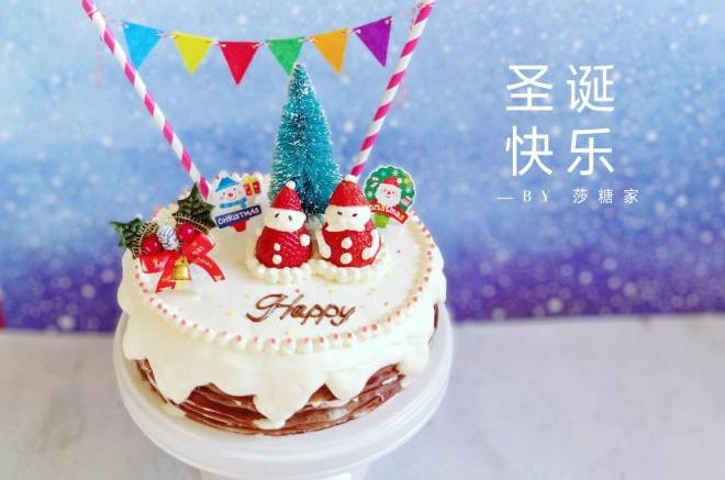 圣诞千层蛋糕
