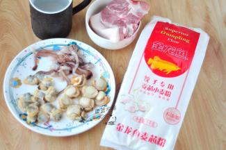 准备好所用到的食材，红菜头忘记拍了。