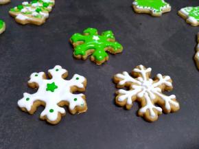 成品图，雪花图案