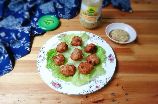 炸蛋黄酱圆子