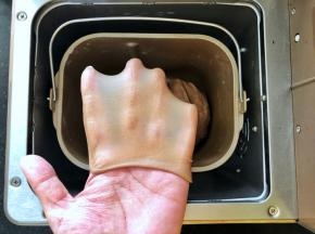 3、和面功能结束后，面团达到完全扩展阶段。