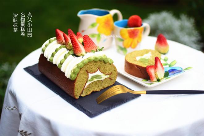 丸久小山园名物蛋糕卷--抹茶