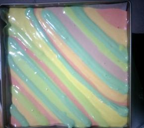 烤盘提前铺油纸，把蛋糕糊按自己喜欢的顺序挤在烤盘中