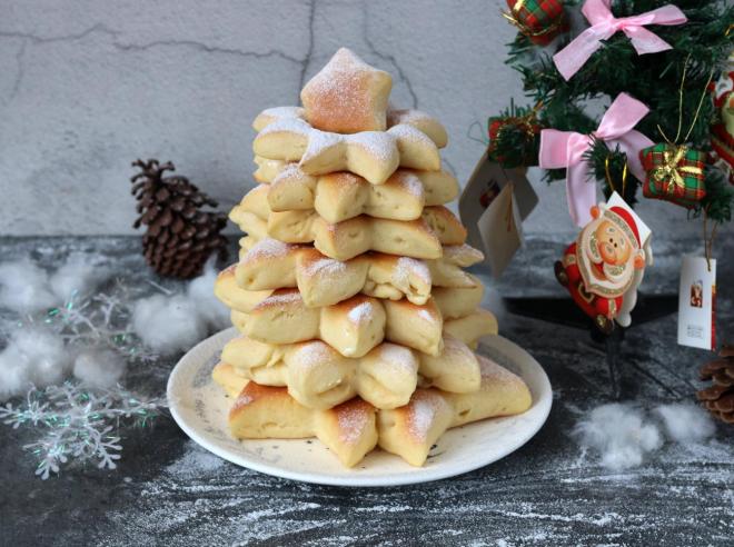 圣诞树面包