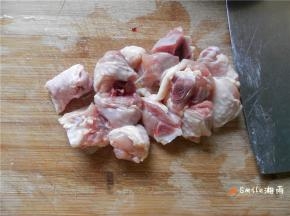 鸡腿斩块
