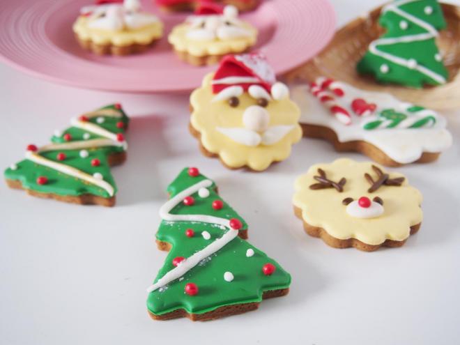 姜饼圣诞翻糖饼干