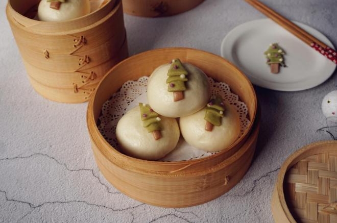 圣诞树馒头