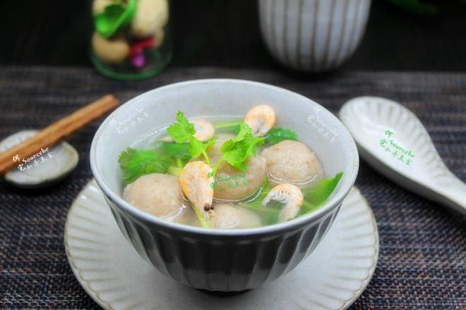 鲜虾香菇莲藕丸子