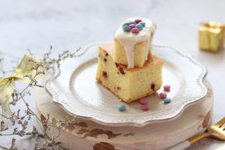 椰蓉香浓的蛋糕