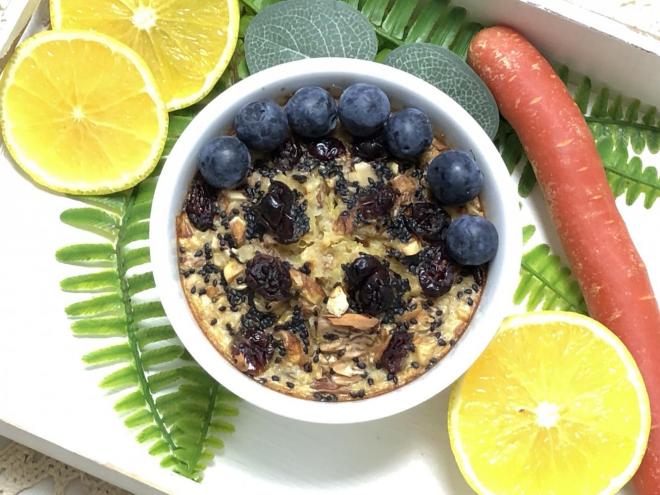 香蕉燕麦杯子蛋糕