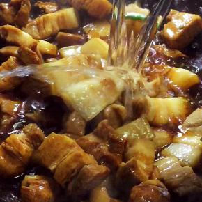 添水没过肉块
