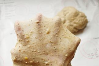 最后达到扩展状态，可以拉出不太坚韧的膜就可以了。不做吐司，不需要揉出膜。