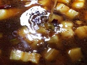 放入料酒