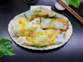 广式早茶，鸡蛋肠粉