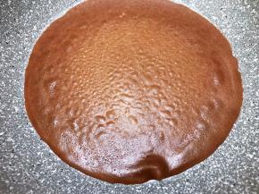 最小火加热至面皮滚泡即可