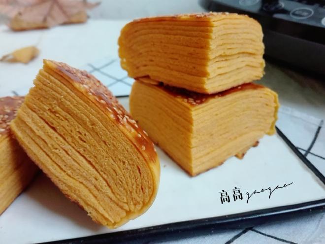 南瓜芝麻千层饼