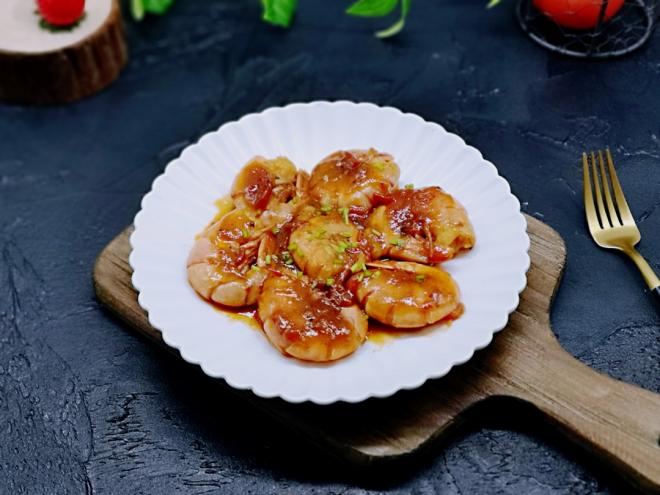 茄汁红虾尾