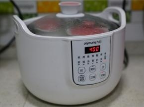 选择参虫炖模式进行炖制，如果没有这个模式的就选择炖制四小时。