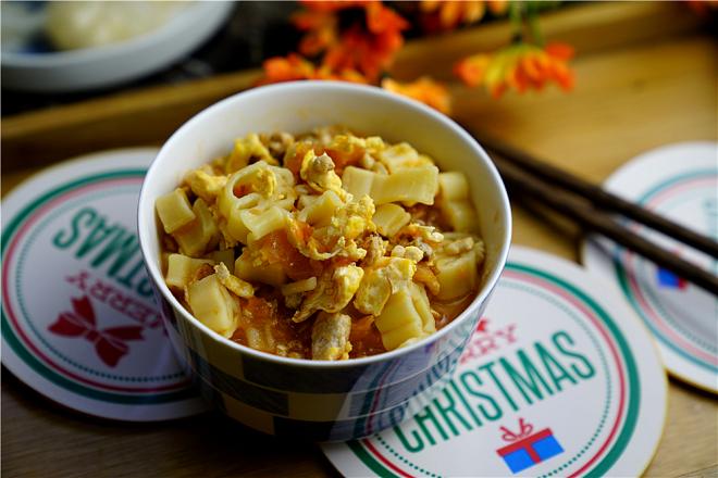 肉末番茄鸡蛋意面