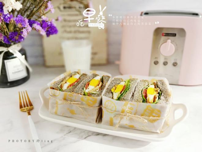 鸡胸肉三明治(快手早餐)