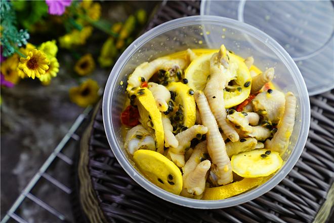 百香果柠檬鸡爪