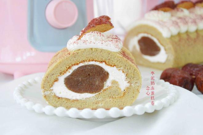 枣泥奶冻蛋糕卷