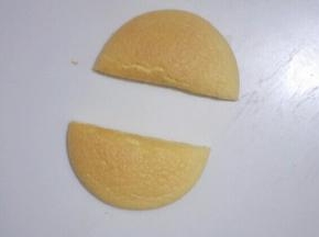 取下后从中间一分为二