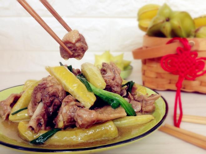 杨桃焖鸭