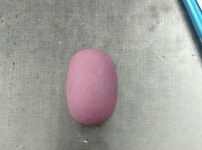 搓成椭圆形