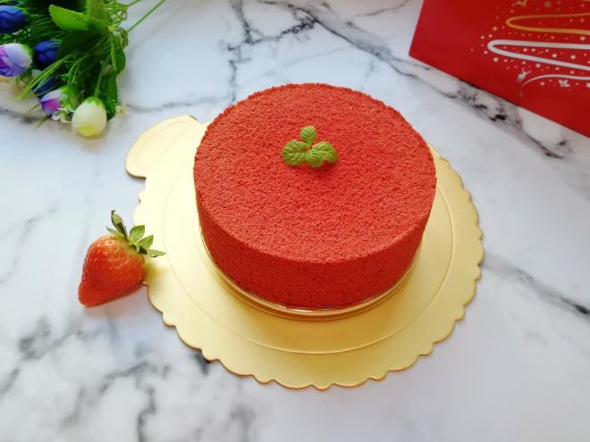 6寸红丝绒戚风蛋糕
