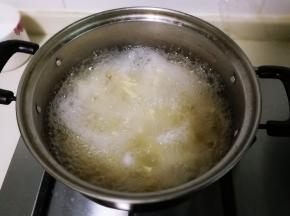 烧开，关火焖五分钟，这样比较入味。
