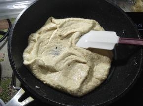 表面光滑，看不到颗粒为止。